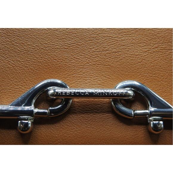 NWOT Rebecca Minkoff Lou Top Handle Tan Leather Handbag - Picture 14 of 16